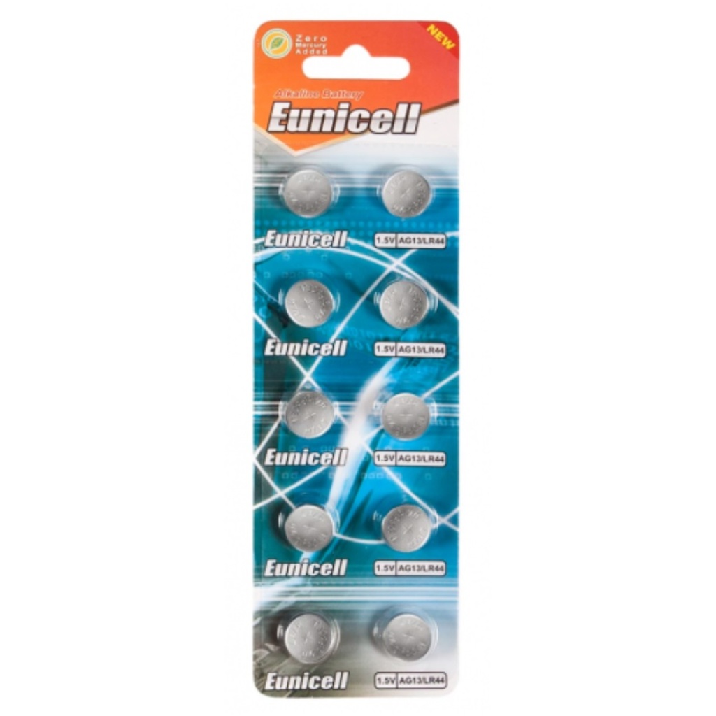 100 X Eunicell AG13 LR44 1 5V Alkaline Batteries Aussiebatt 100-x-eunicell-ag13-lr44-1-5v-alkaline-batteries-aussiebatt