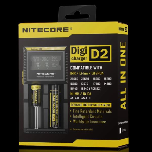 Nitecore D2 Battery Charger - Image 3
