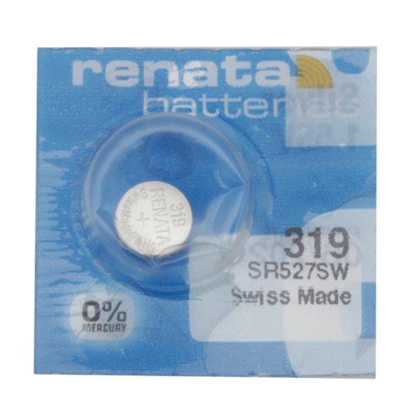 1 x Renata SR64 / SR527SW / 319 1.55V Silver Oxide Battery