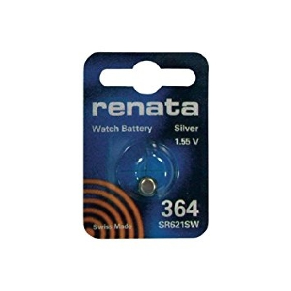 1 x Renata SR60 / SR621 / 364 1.55V Silver Oxide Battery
