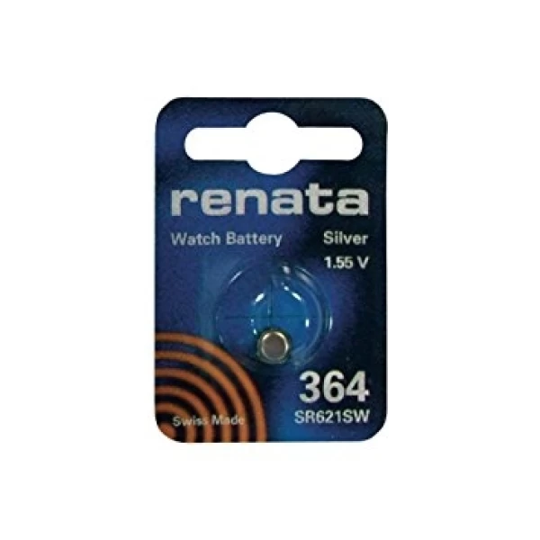 5 x Renata SR60 / SR621 / 364 1.55V Silver Oxide Battery