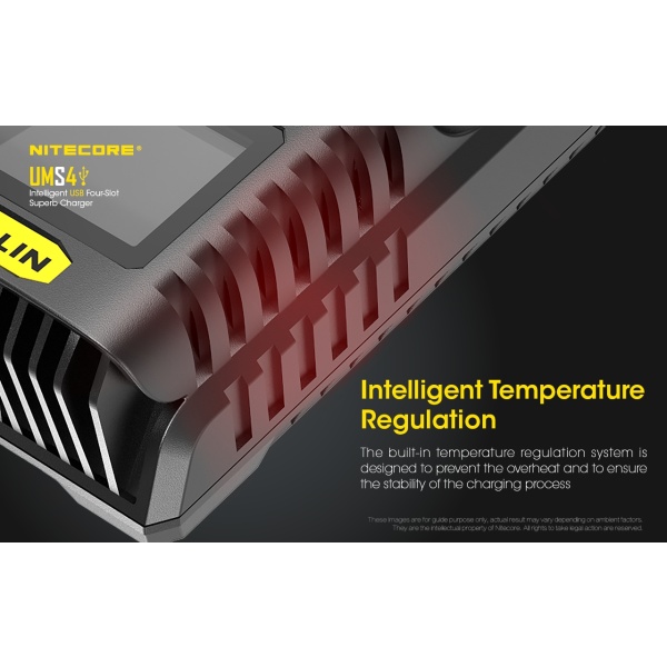 Nitecore UMS4 Intelligent 4 Bay Charger - Image 2