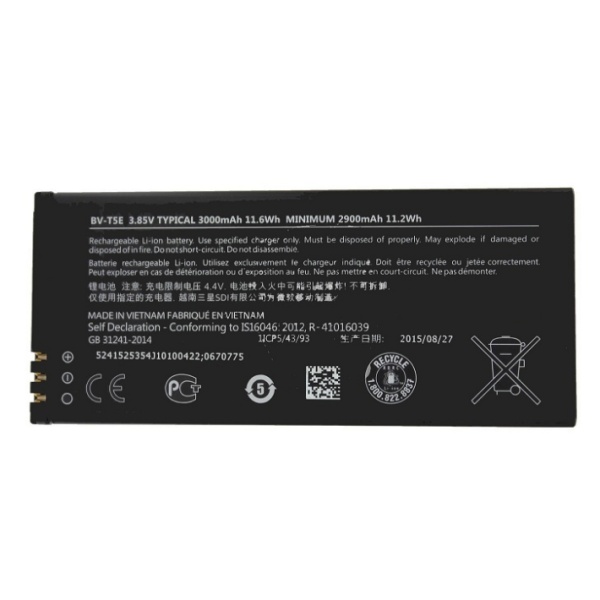Nokia Lumia 950 Replacement Battery BV-T5E