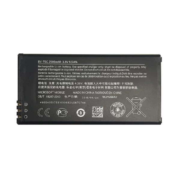 Nokia Lumia 640 Replacement Battery BV-T5C - Image 2
