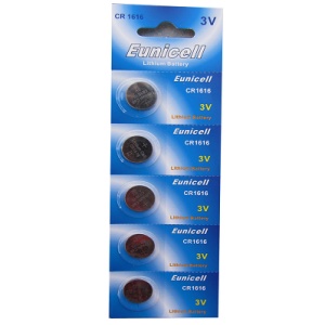 100 x Eunicell CR1616 3V Lithium Batteries