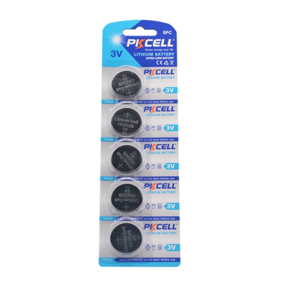 5 x Eunicell CR2325 3V Lithium Batteries