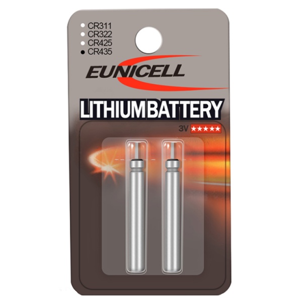 2 x Eunicell CR435 3V Lithium Battery