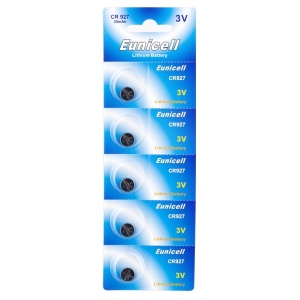 5 x Eunicell CR927 3V Lithium Batteries