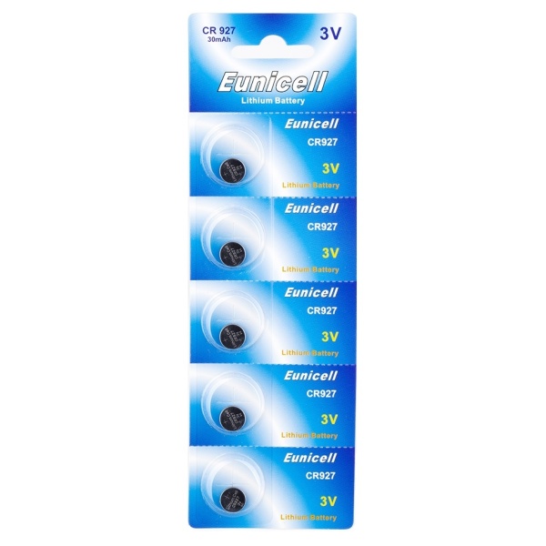 5 x Eunicell CR927 3V Lithium Batteries