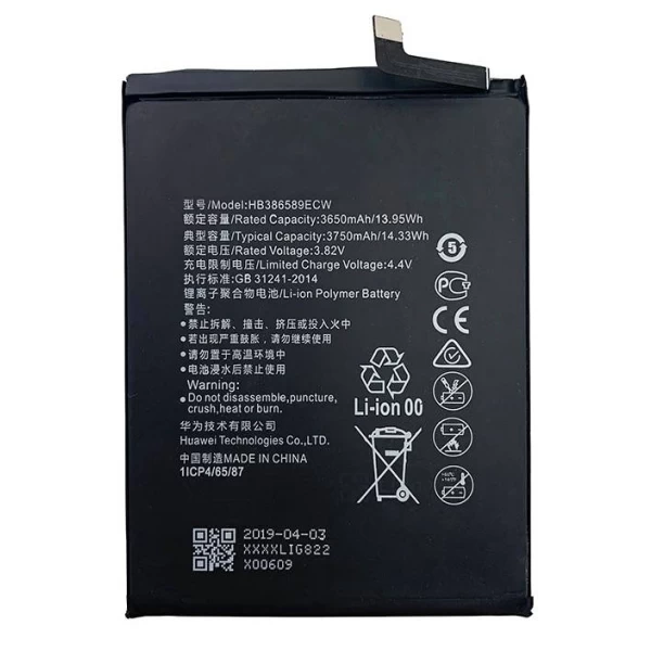 Huawei Mate 20 Lite HB386589ECW Replacement Battery