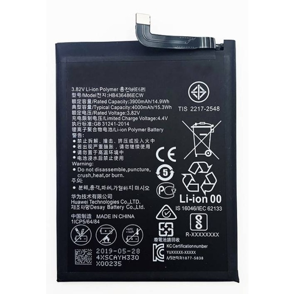 Huawei Mate 10 HB436486ECW Replacement Battery
