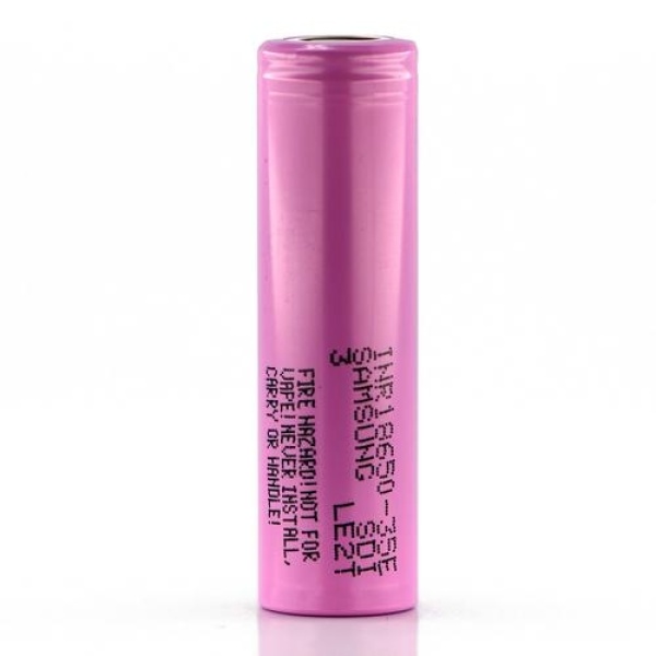 Samsung INR18650-35E 3500mAh 8A Li-Ion Battery (Flat Top)