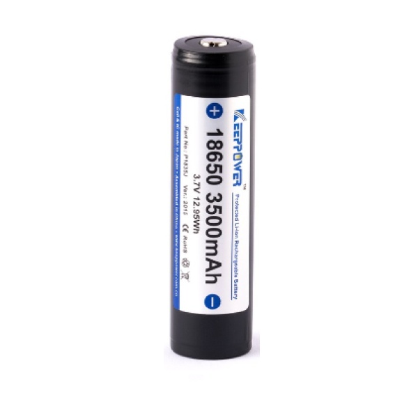 Keeppower 18650 3500mAh Protected Li-Ion Battery