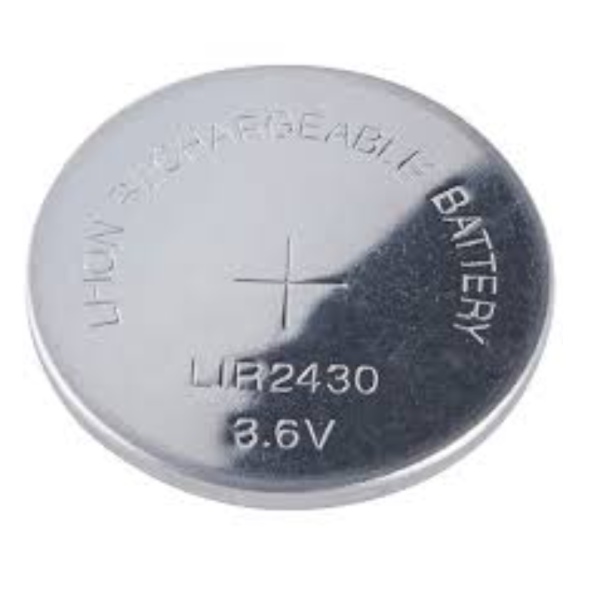 LIR2430 Rechargeable 3.6V Li-Ion Battery (Single)