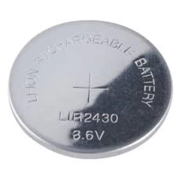 LIR2430 Rechargeable 3.6V Li-Ion Battery (Single)