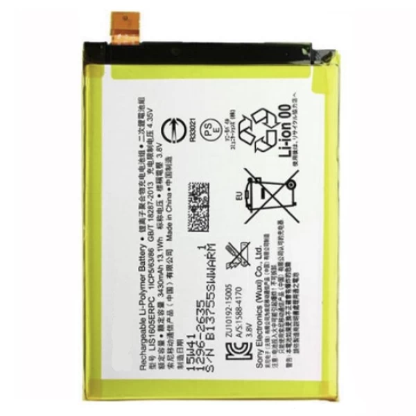 Sony Xperia Z5 Premium Dual LIS1605ERPC Replacement Battery