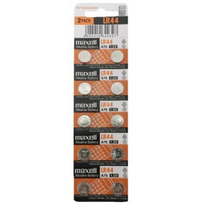 10 x Maxell AG13 / LR44 1.5V Alkaline Batteries
