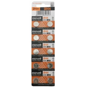 10 x Maxell AG13 / LR44 1.5V Alkaline Batteries