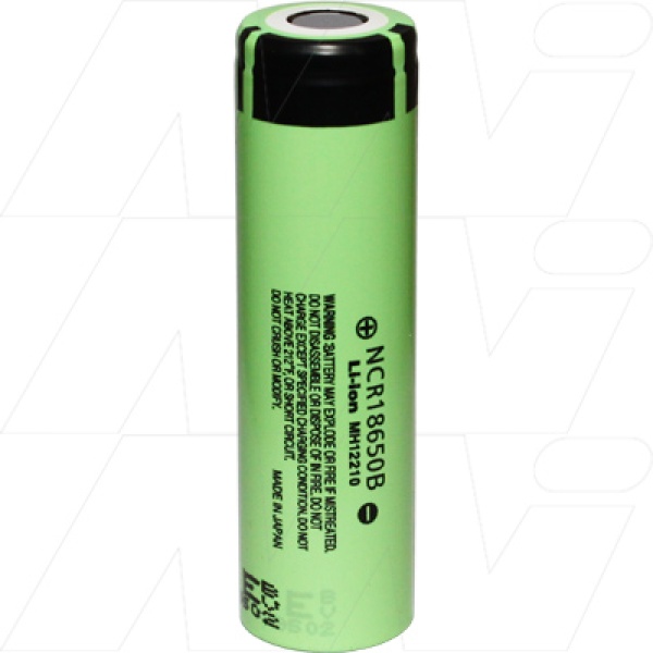 Panasonic NCR18650B 3400mAh Li-Ion Battery (Flat Top) - Image 2