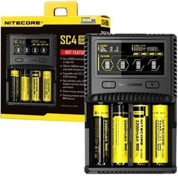 Nitecore SC4 Superb Battery Charger w/ USB Output - Image 4