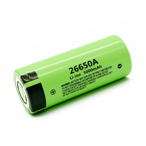 Panasonic 26650A 5000mAh 3.7V High Capacity Li-ion Rechargeable Battery