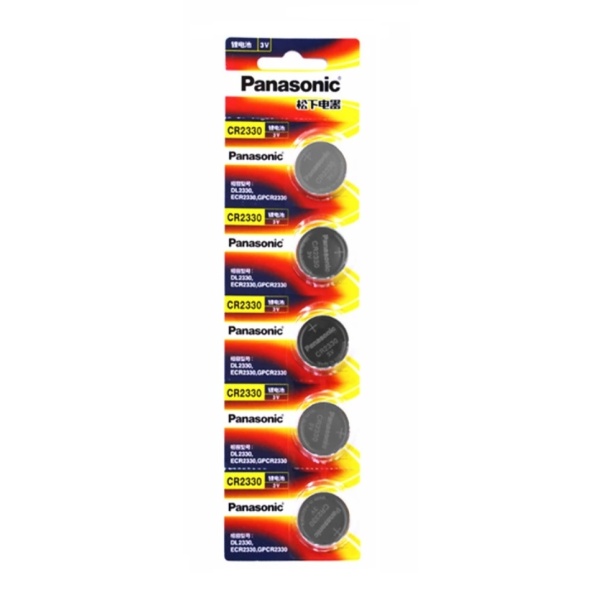 5 x Panasonic CR2330 3V Lithium Battery