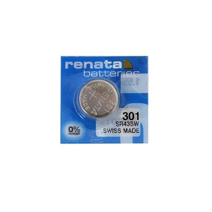 1 x Renata SR43SW / SR1142 / 301 1.55V Silver Oxide Battery