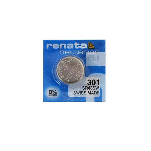 1 x Renata SR43SW / SR1142 / 301 1.55V Silver Oxide Battery