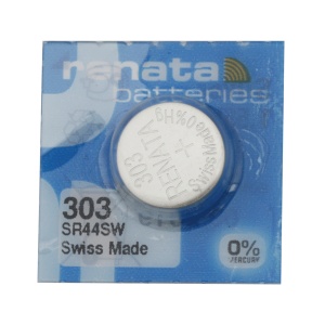 1 x Renata SR44SW / 303 / SR1154 1.55V Silver Oxide Battery