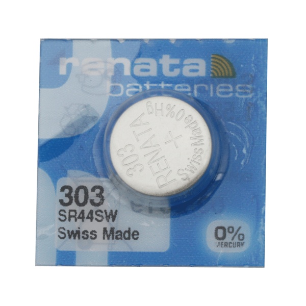 1 x Renata SR44SW / 303 / SR1154 1.55V Silver Oxide Battery