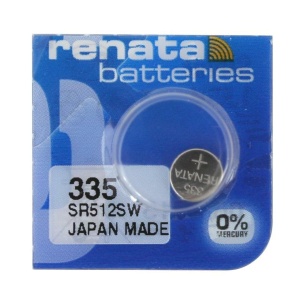 1 x Renata SR512 / SR512SW / 335 1.55V Silver Oxide Battery