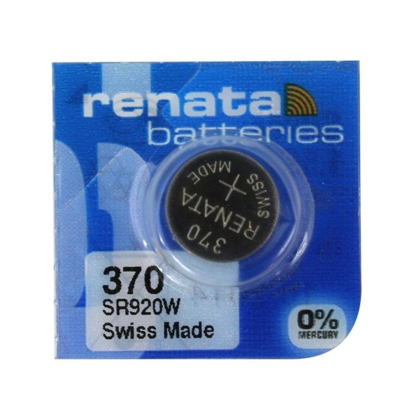 1 x Renata SR69 / 370 / SR920W 1.55V Silver Oxide Battery
