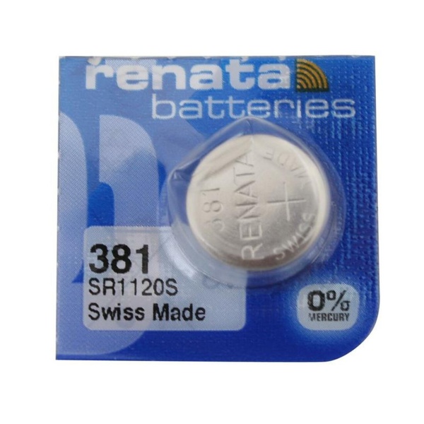 1 x Renata SR55 / SR1120S / 381 1.55V Silver Oxide Battery