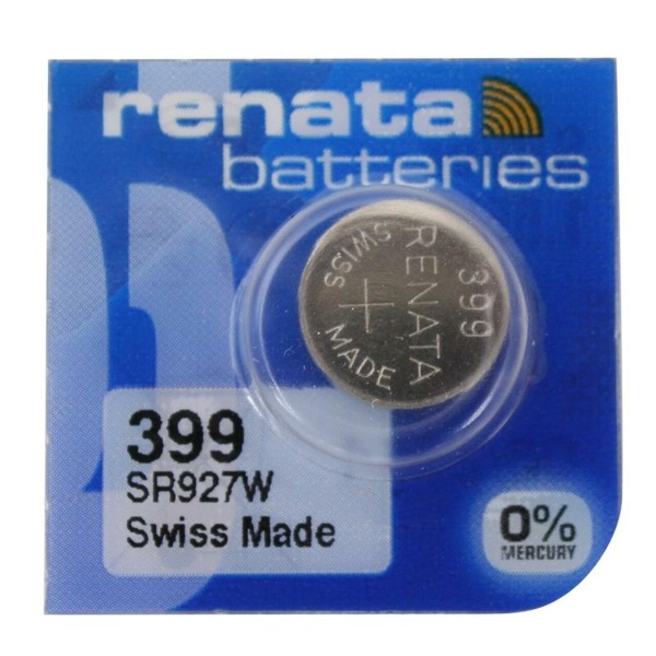 1 x Renata SR57 / 399 / SR927W 1.55V Silver Oxide Battery