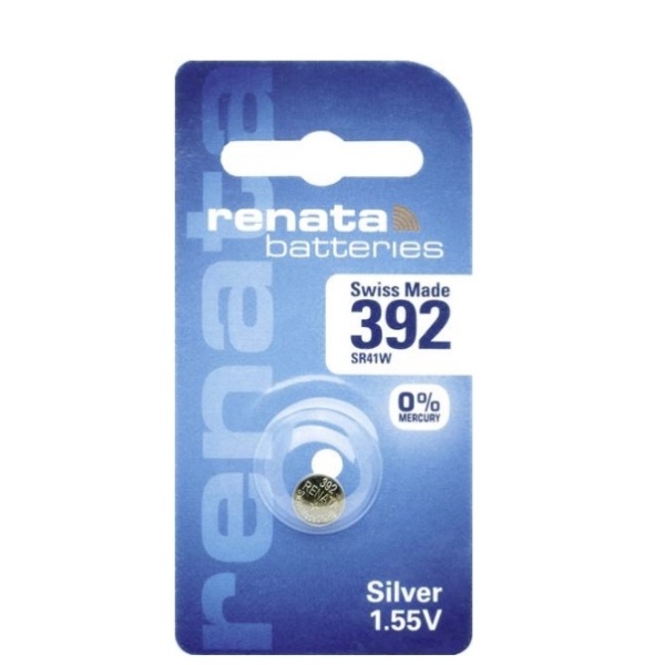 1 x Renata SR41 / 392 / SR41W 1.55V Silver Oxide Battery