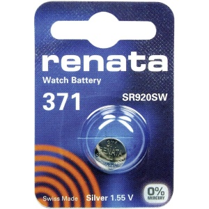 1 x Renata SR69 / SR920SW / 371 1.55V Silver Oxide Battery