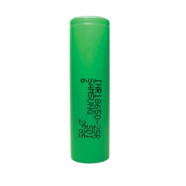 Samsung INR18650-25R 2500mAh 20A Li-Ion Battery (Flat Top)