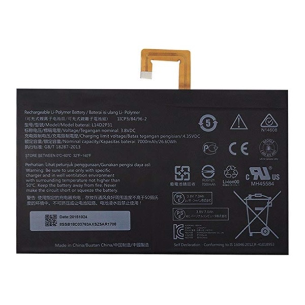 Lenovo Tab 2 A10 L14D2P31 Replacement Battery