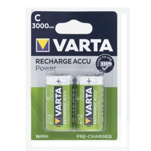 Varta C NiMH Rechargeable Batteries 2 Pack